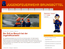 Tablet Screenshot of jf.feuerwehr-brunsbuettel.de